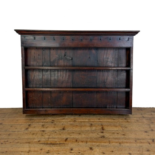 Antique oak dresser - oak, rack