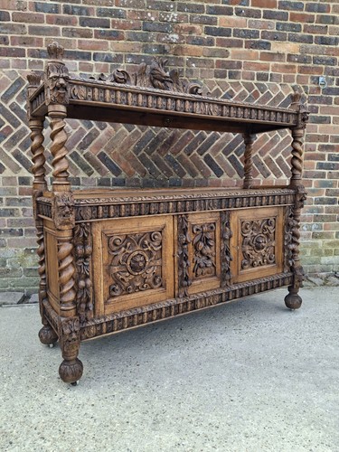 Large antique jacobean revival - antique,
