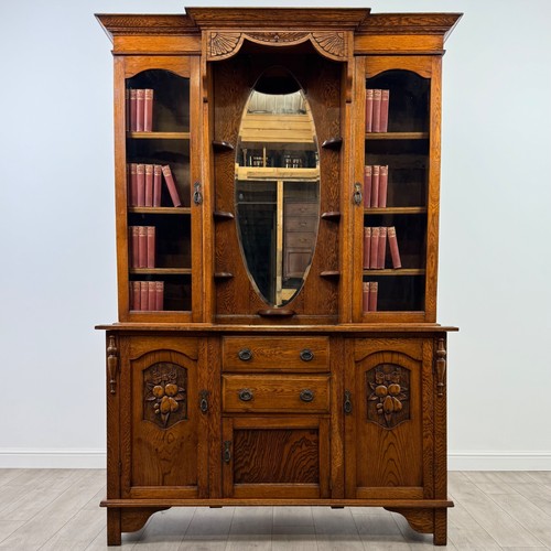 Antique art nouveau oak - antique,
