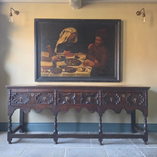 Large 17th century dresser - a,
