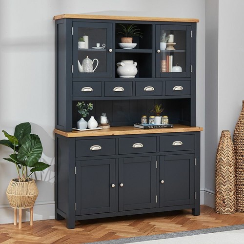 Glazed dresser sideboard large - dresser,