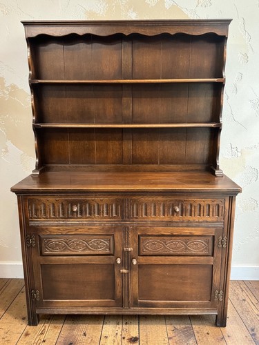 Traditional welsh dresser oak - dresser,