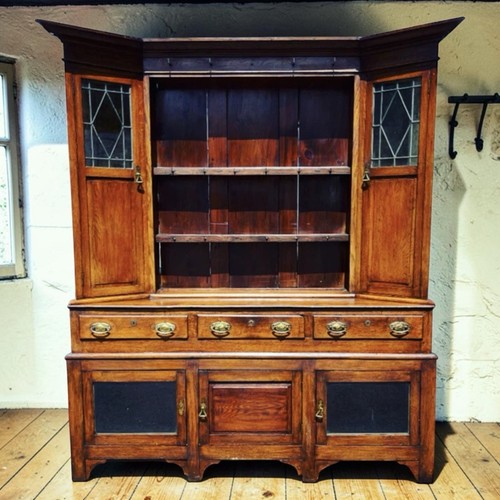 Georgian oak dresser amazing - oak, dresser,