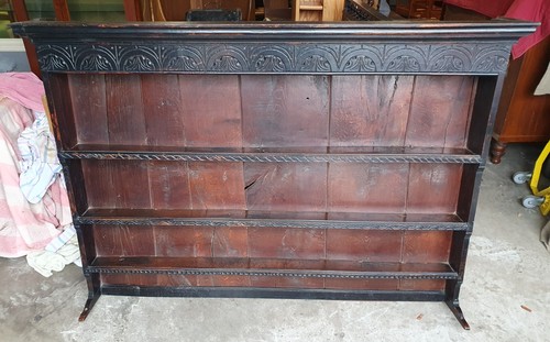 Antique oak dresser top - antique,