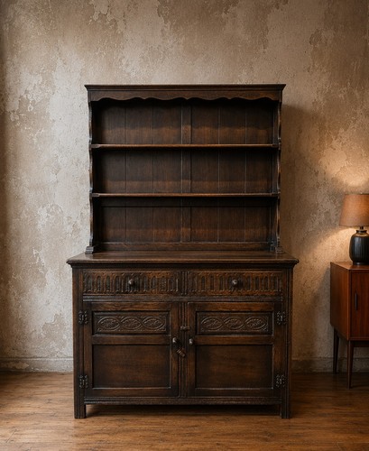 Ercol large antique dark oak - ercol,