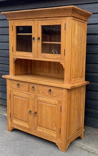Contemporary light oak - light, glazed