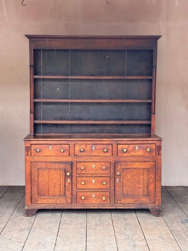 18thc oak dresser - oak,